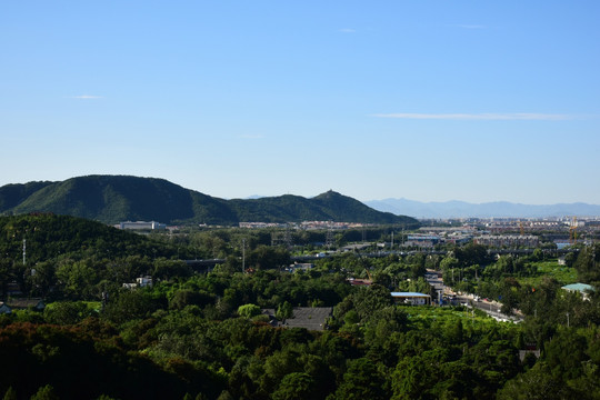 城市景观 北京远景 西山