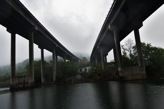 水库 宜都大溪水库 桥