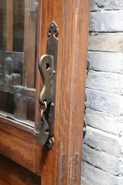 老式铜制门扣