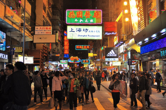 香港旺角街头