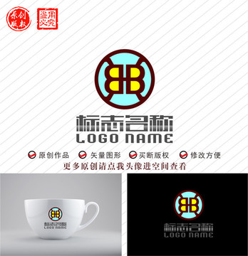 HBX字母标志鼎金融logo