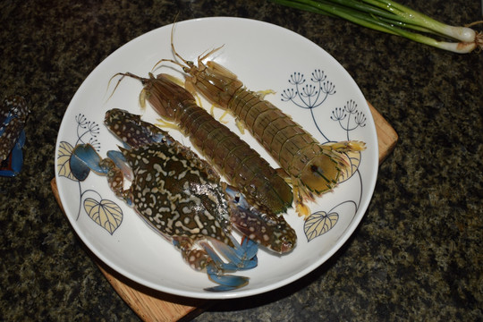 花蟹 海鲜 螃蟹 美食 烹饪