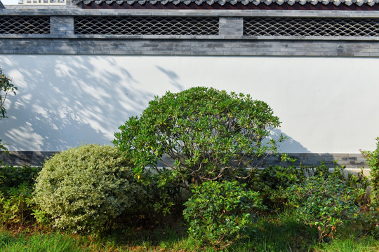 中式园林别墅院墙