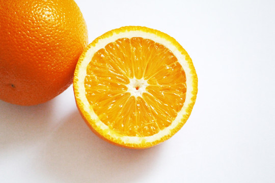 橙子切面 切开的 橙子