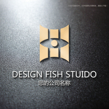 眼睛logo 金色logo