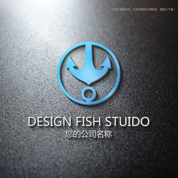 航海logo 船舵logo