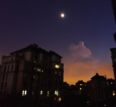 月夜 云彩