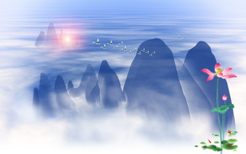 山水画