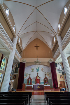 天主教堂大厅 高清大画幅