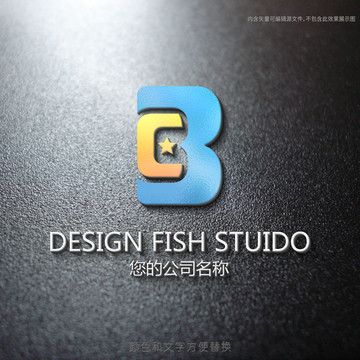 CB字母logo 标志设计