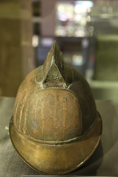 民国时期期消防队员头盔