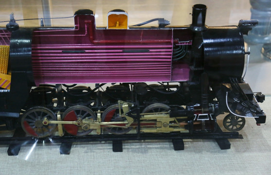 蒸汽机车内部结构模型