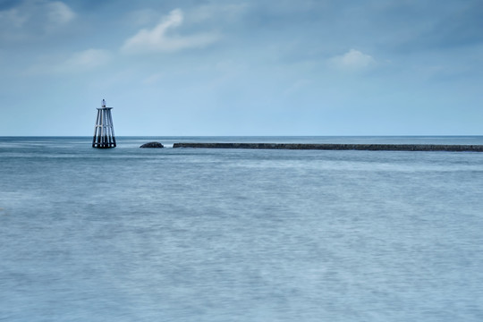 灯塔 海平面 海岸线 装饰画