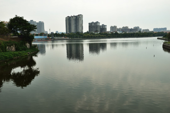 荆州古城 护城河