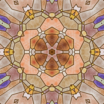 玻璃拼接花纹