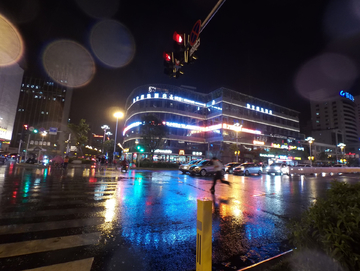 下雨夜景