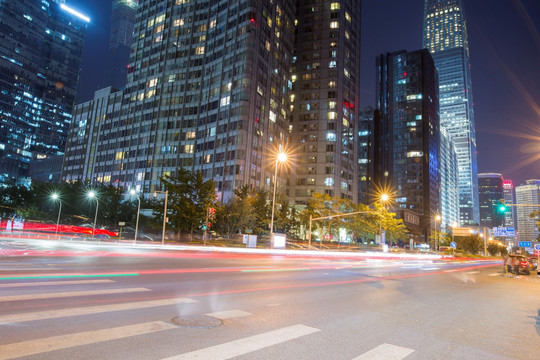 光华路夜景