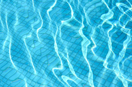 泳池水纹