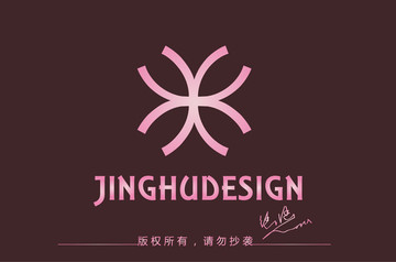 线条logo 花卉logo