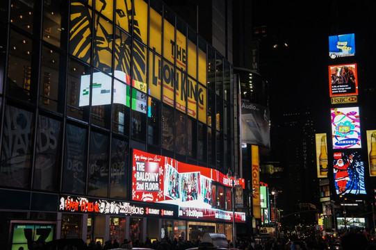 纽约时代广场夜景