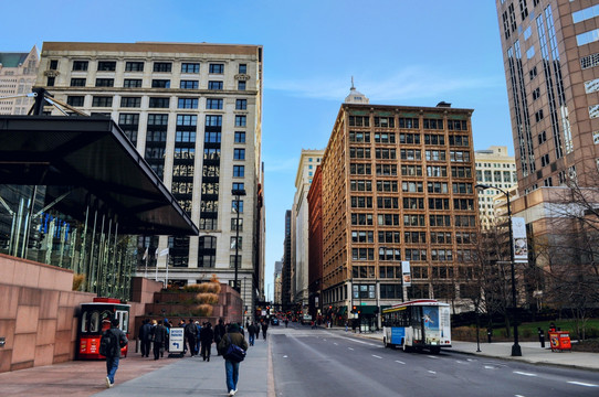 美国芝加哥街景
