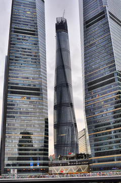 建设中的上海中心大厦