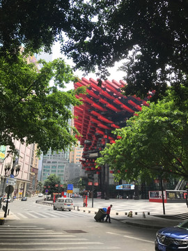 重庆街景重庆美术馆