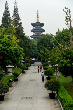 苏州 寒山寺 普明塔