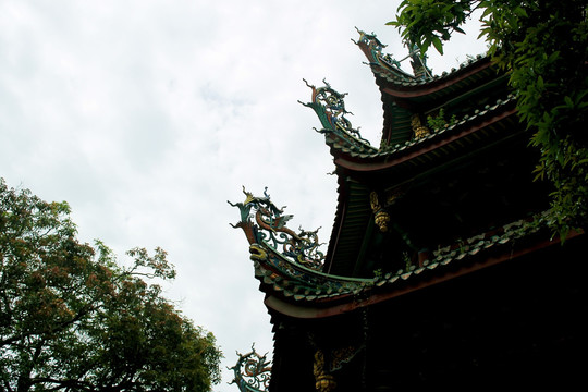 寺庙古塔