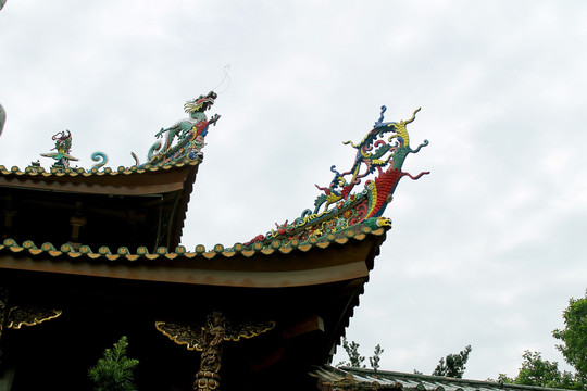 寺庙建筑房角