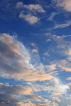云朵 蓝天 天空云彩 五彩云