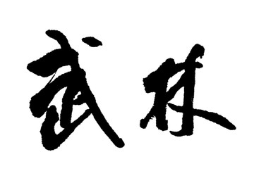 武林书法字体设计
