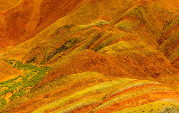 张掖丹霞地貌风景风光