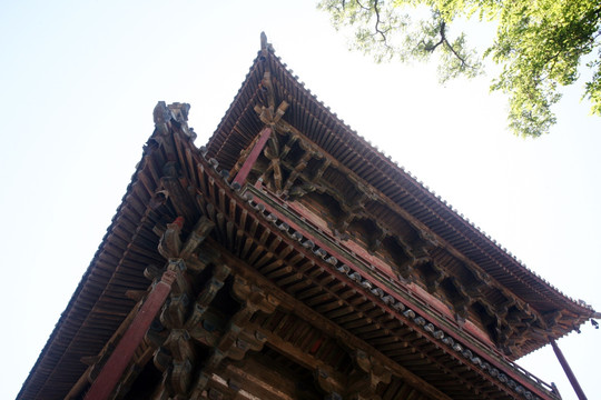 独乐寺 古建筑 庙宇 蓟县