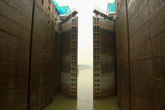 湖北 武汉 三峡 船闸 三峡工