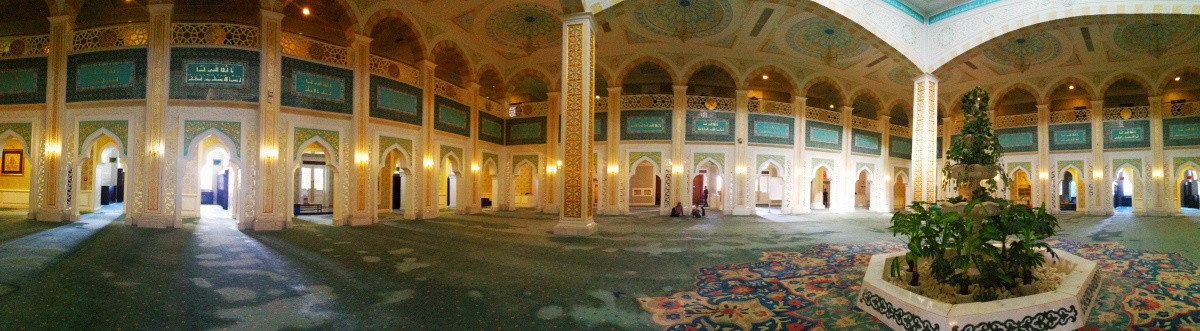 清真寺 全景 内景 伊斯兰 穆