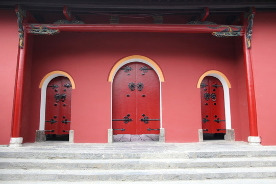 红门 青石台阶
