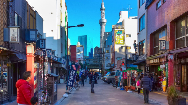 日本东京小街道