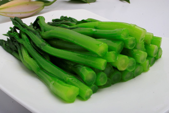 生炒菜心