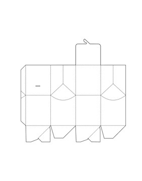 特殊盒形展开冲模线 异形