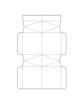 特殊盒形展开冲模线 异形230