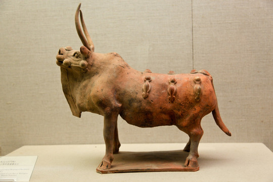 红陶牛 古代陶瓷