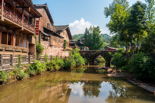 上里古镇街景