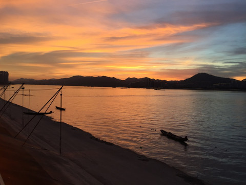 晚霞 夕阳