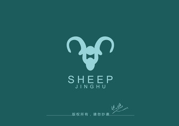 羊角logo