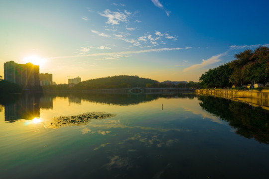 惠州西湖南湖景色