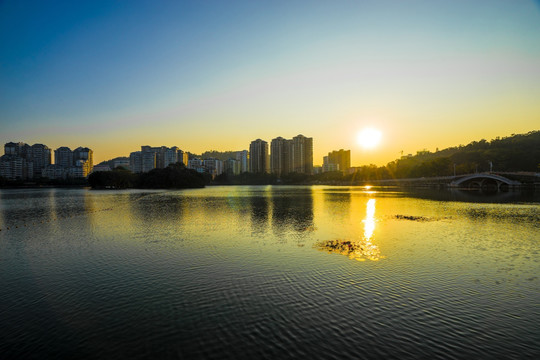 惠州西湖南湖景色