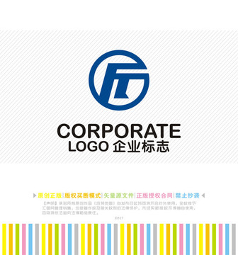 FH字母logo