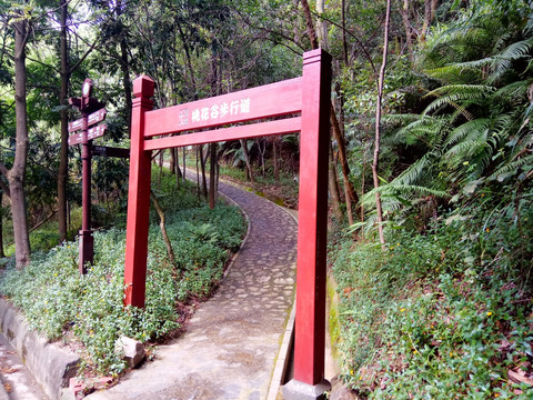 指示牌 指路标 木牌坊