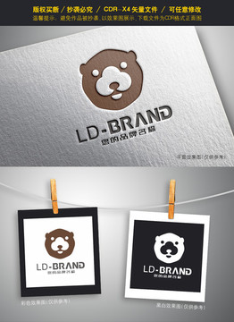 熊logo 动物logo